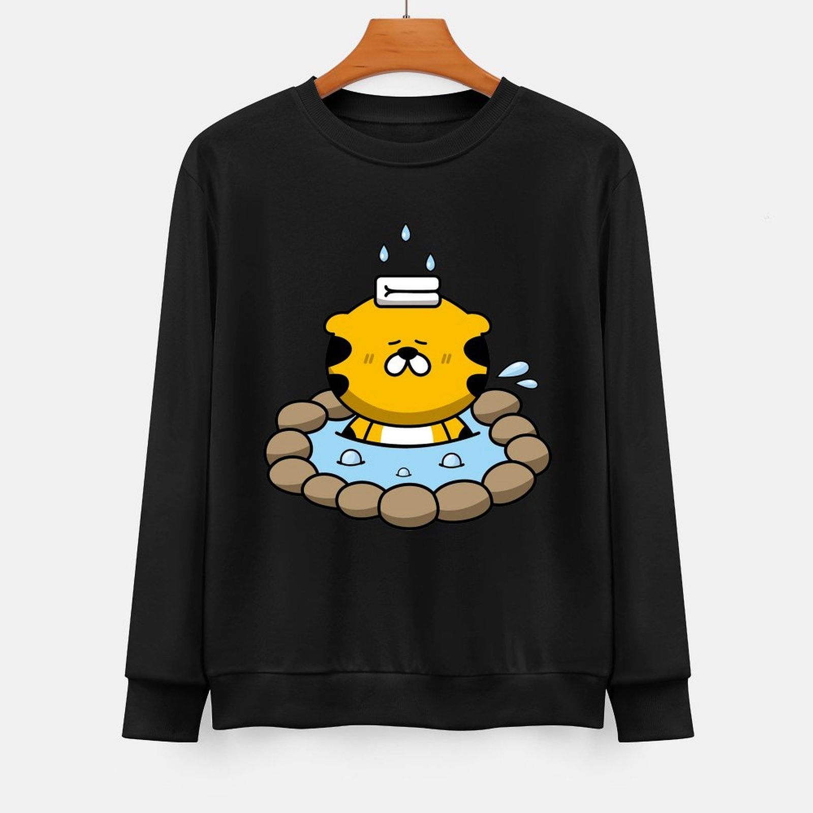 Front Patterned Long Sleeve TopEverydayComfort Indoor